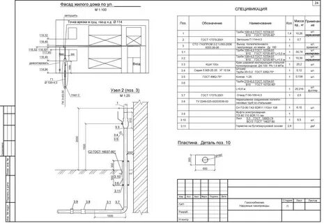 Расстояния от надземного газопровода