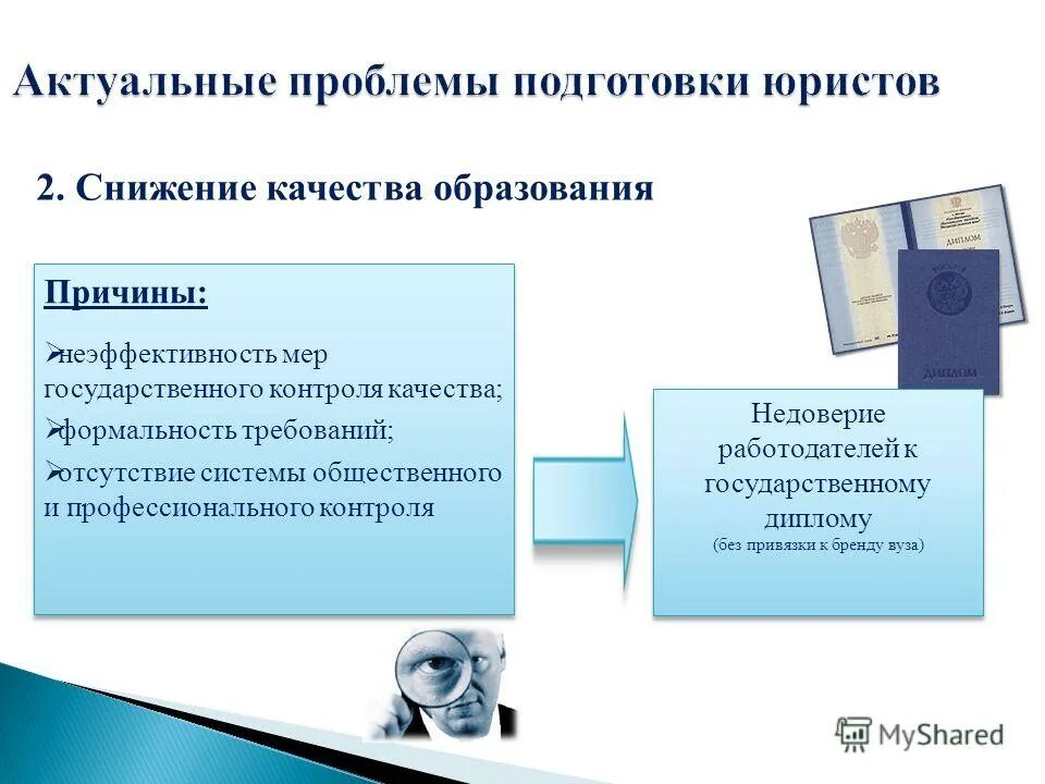 порядок аккредитации образовательных учреждений. юридические программы. программы подготовки юристов. о характере законов в сфере международных отношений. профессионально-психологическая подготовленность юриста.