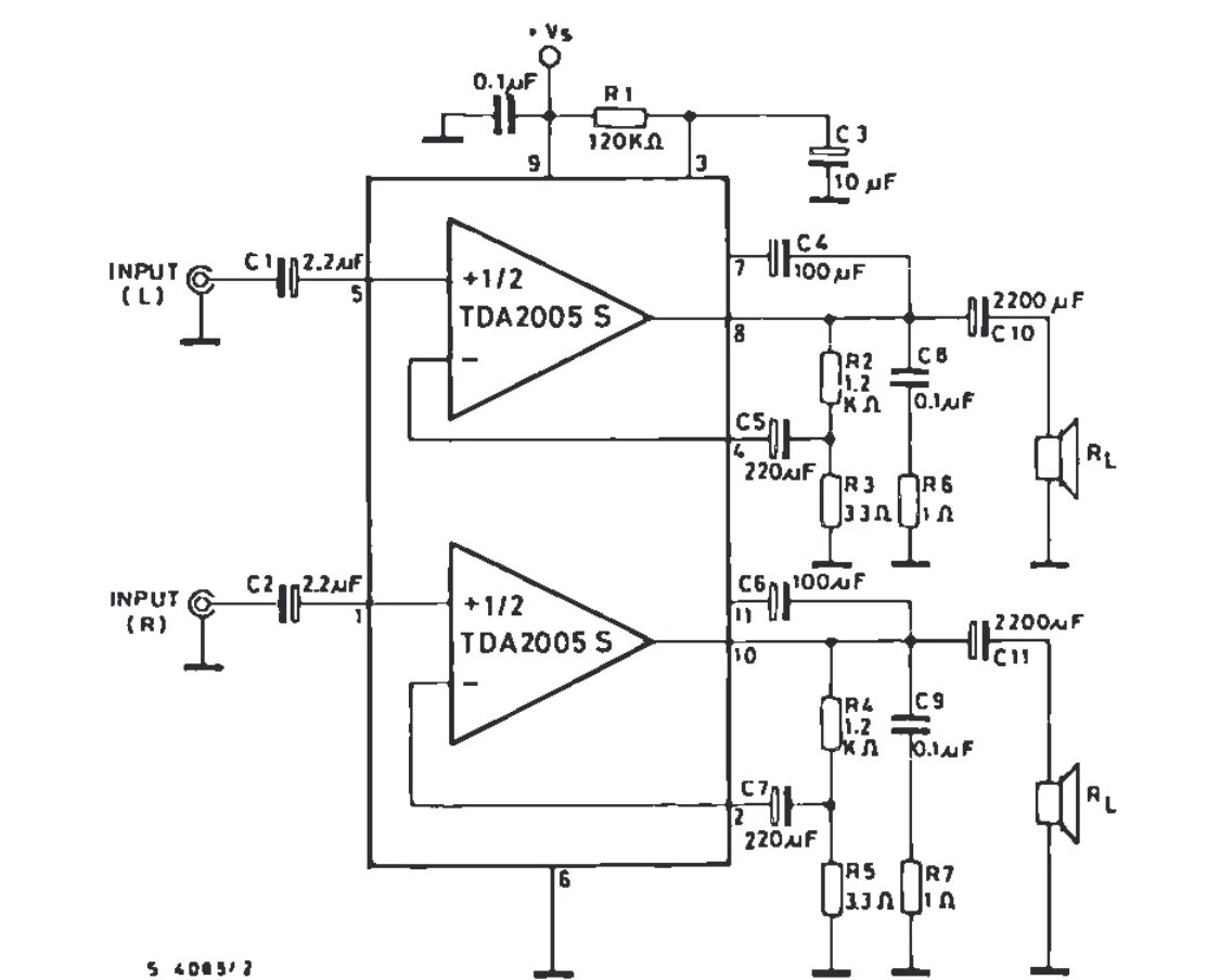 Унч на тда. Tda2005 схема усилителя стерео. Микросхема тда 2005 схема усилителя. Аудио усилитель мощности tda2007a. Tda2020 70вт.