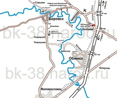 Карта балабаново