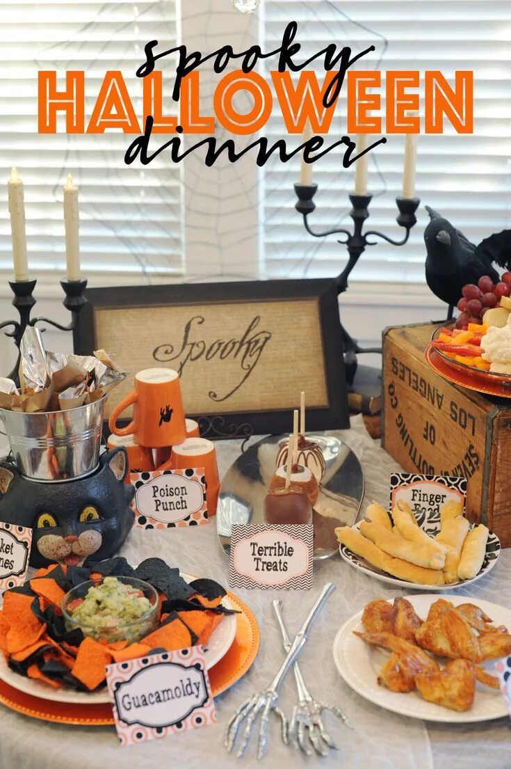 Halloween menu