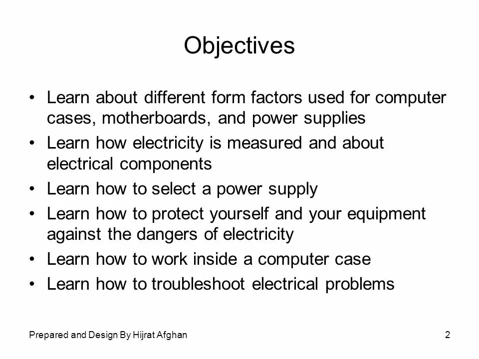 Factor use