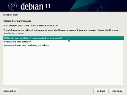 Debian installer