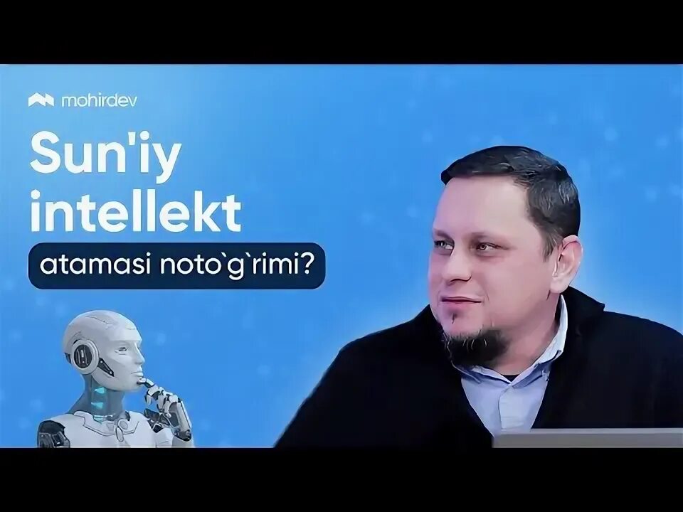Sun iy intellekt. Sun iy intellekt
