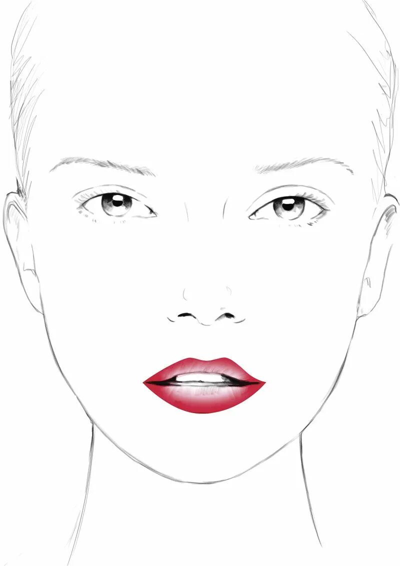 Рисунок лица для макияжа. Face Chart для визажистов. Эскиз лица. Фейсчарт для визажа. Эскиз лица для макияжа.