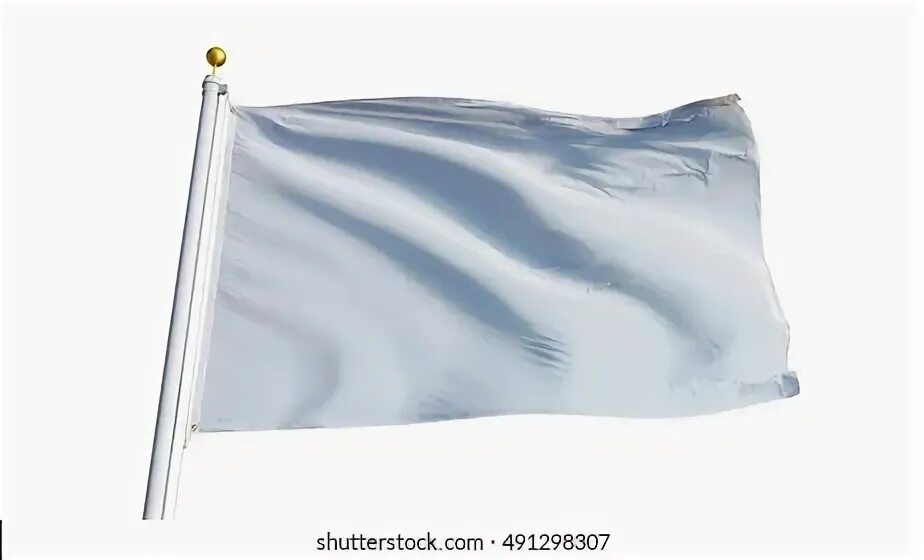 Clear flag. White flag texture.
