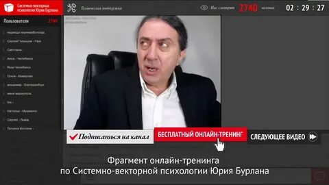 Бурлан системно векторная психология