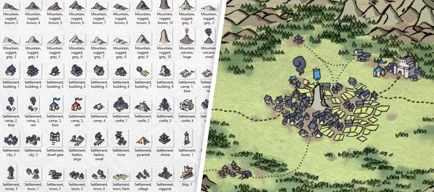 Карта местности днд. Программа для карт днд. Днд софт. Иконки городов для карты фэнтези. Программа для карт днд.