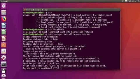 Ssh setup