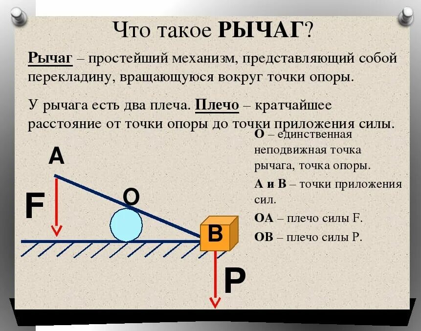 Какого устройство рычага. Простые механизмы физика рычаг. Рычаг силы физика 7 класс. Простые механизмы физика 7 класс рычаг. Рычаг теория 7 класс.