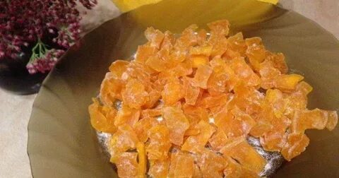 Цукаты из тыквы и сахаром простой