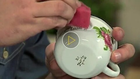 Как убрать этикетки с посуды