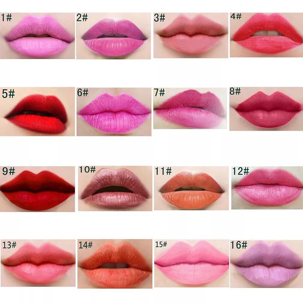 12 оттенков помад matte lips. оттенки перманентного макияжа губ. губы палитра. губи и тон помады. оттенки помад.