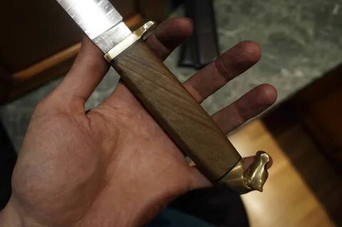 Простая ручка для ножа