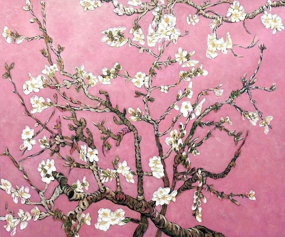 Картина миндаль. Ван Гог Almond Blossom. Винсент Ван Гог ветка миндаля. Ван Гог Цветущий миндаль картина. Ван Гог Цветущая Сакура.