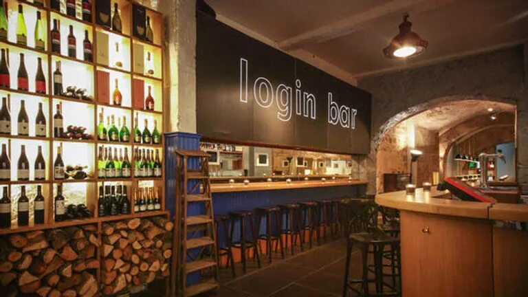 Логотип бара. Login bar. Дизайн логин панели. Login bar. Ресторан курск.