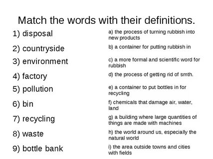 Which words are being defined