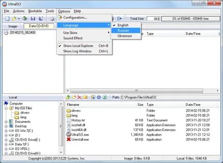 File actions