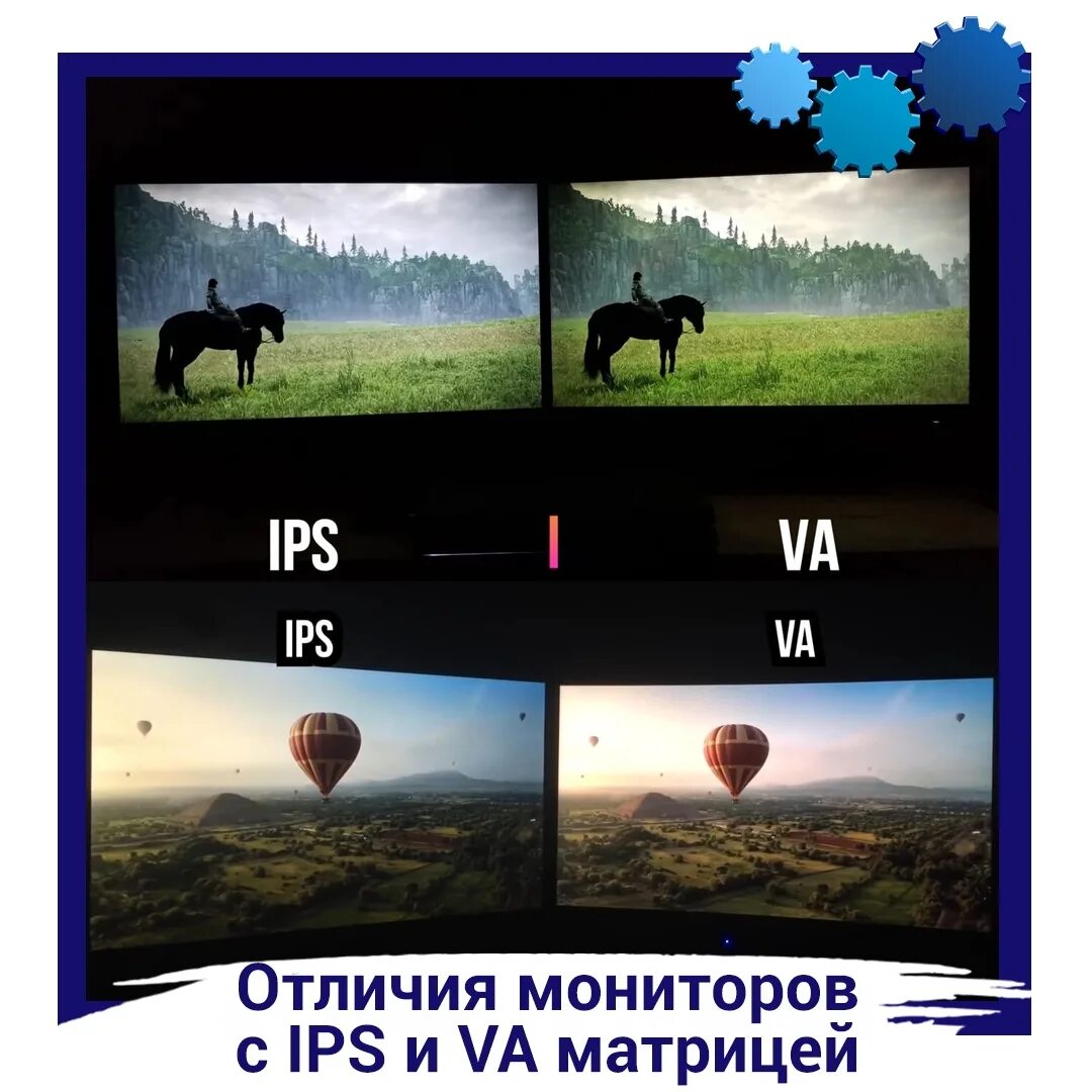 Разница va и ips матрицы. Разница va и ips матрицы