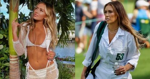 Paulina Gretzky , wife of Dustin Johnson, had her own little personal model...