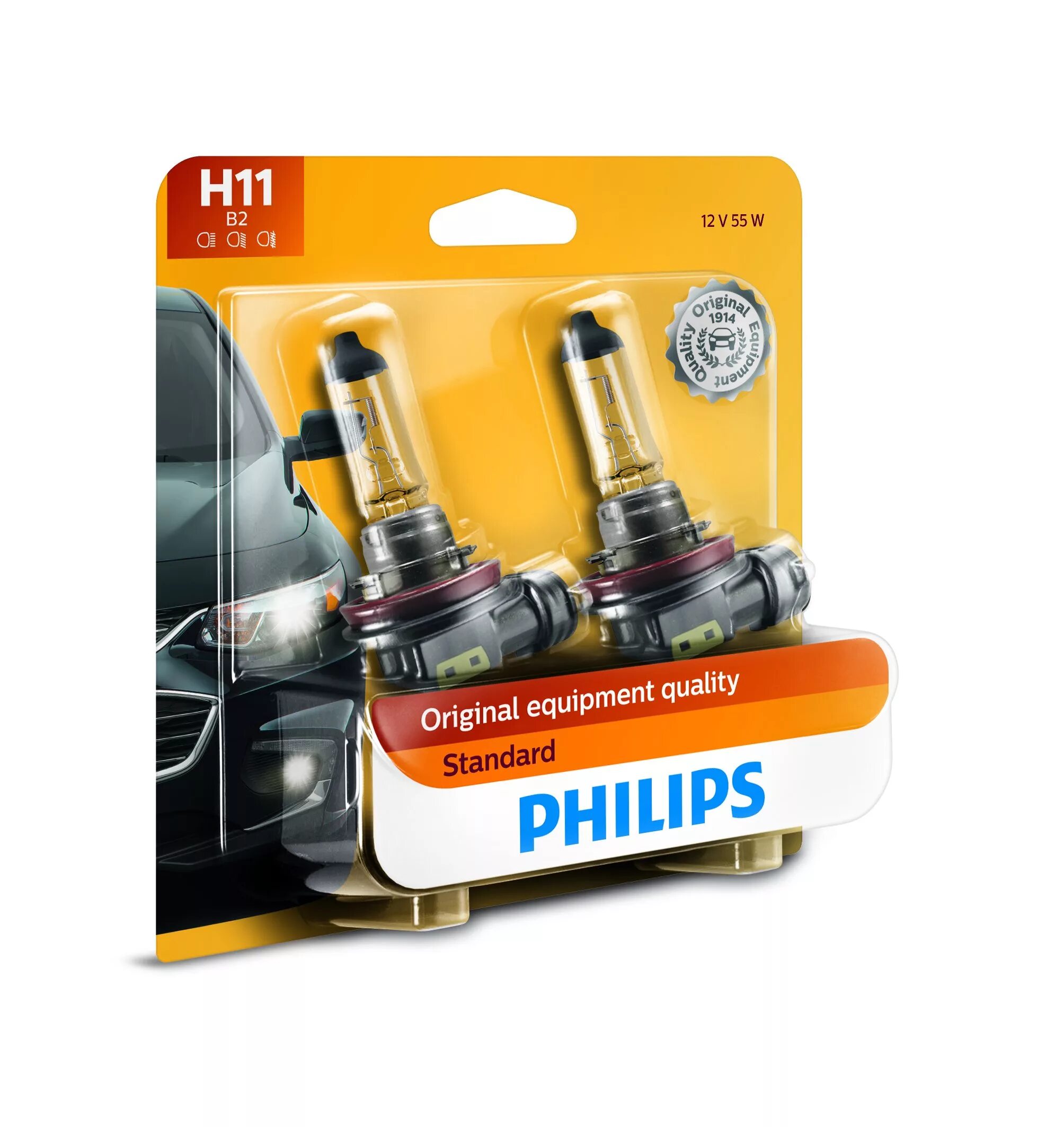 Филипс свет h11. Лампы Филипс h1 Standard. Philips h11 12v 55w.