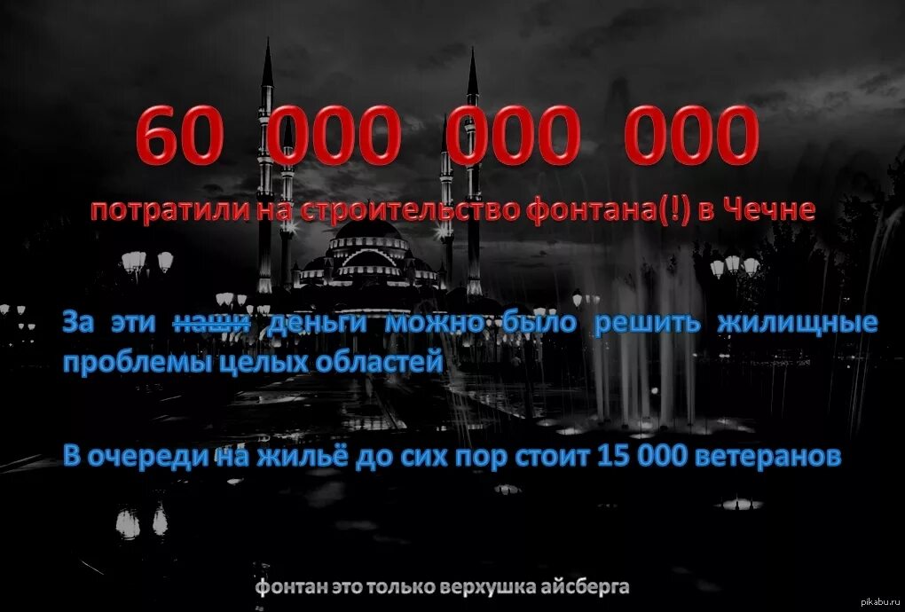 Сколько потратила россия на войну с украиной. Фонтан в Грозном за 60 миллиардов. Деньги Чечни. Дотационность Чечни. Сколько потратили на Чечню.