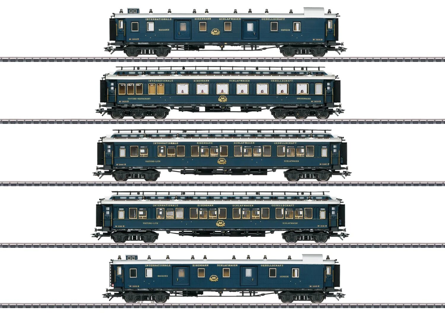 С шестьюдесятью вагонами. Вагон “Orient Express”. 1/87 Orient Express. Модель ЖД Trix 229411. Trix 24794 Orient Express.