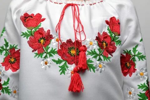 Вышивка неотъемлемый элемент народного костюма какой цветок
