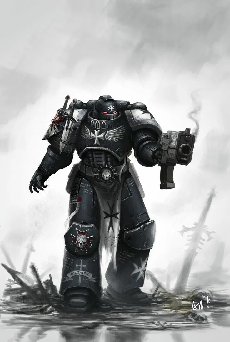 Вархаммер 40000 black templars арт. Вархаммер 40000 храмовники. Чемпион императора черный храмовник. Сигизмунд черные храмовники. Warhammer 40k черные храмовники.