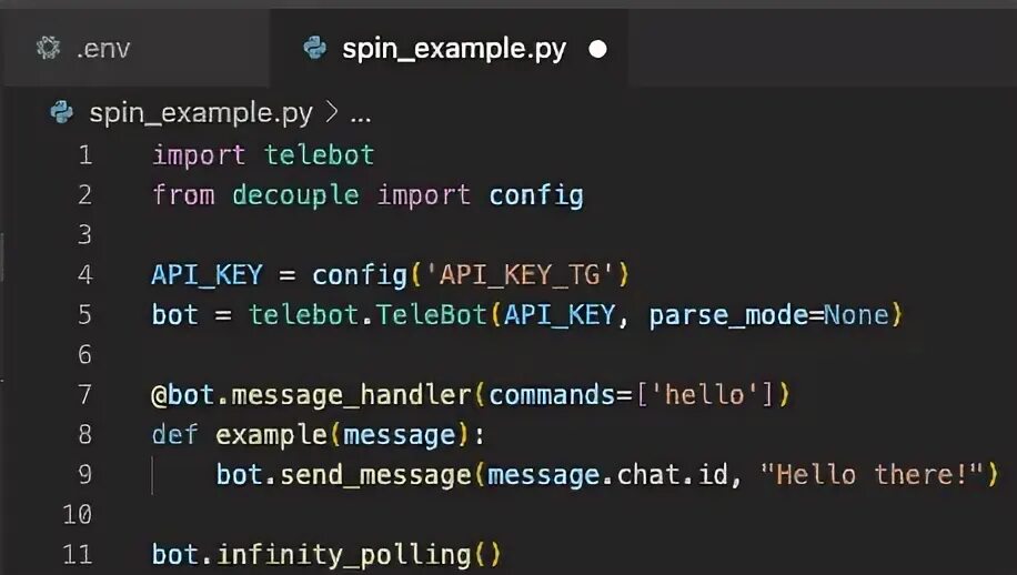 Python bot api