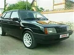 ВАЗ 2109 1993 черный. VAZ 2109 черная.