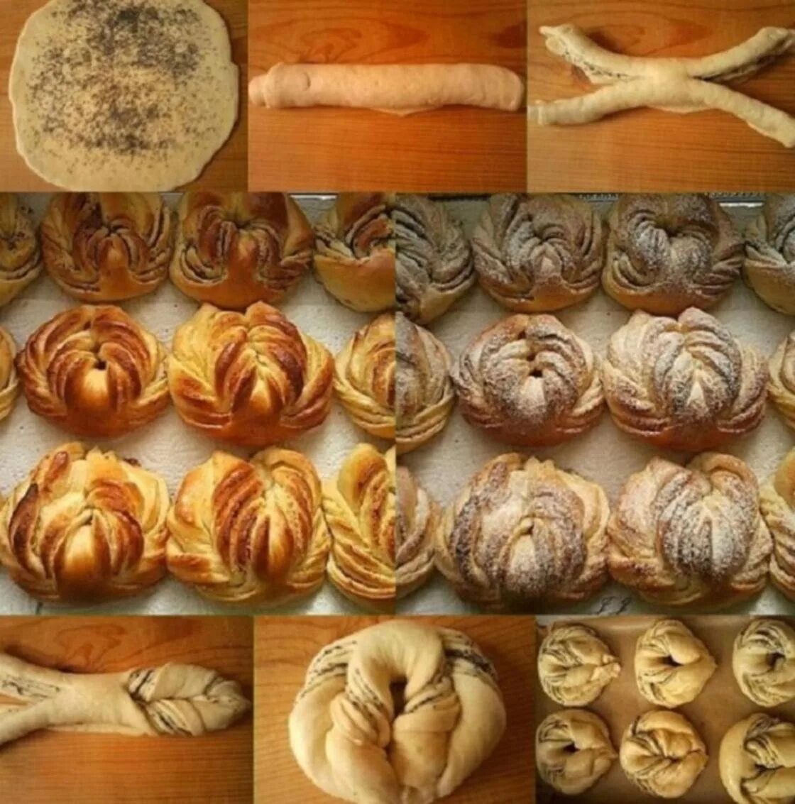 Разные пирожки из теста