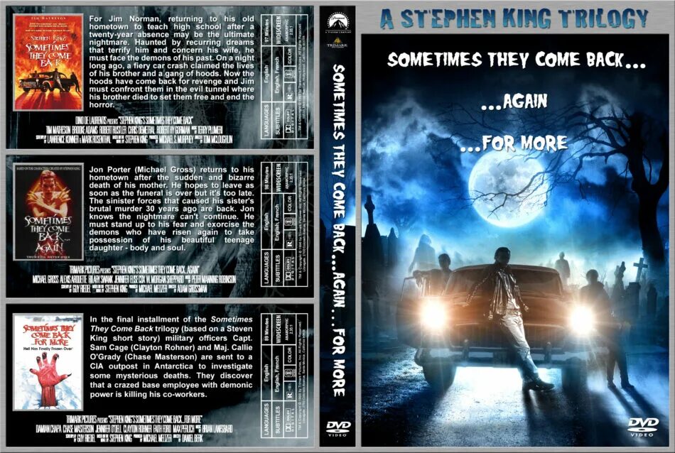 Иногда они возвращаются снова. Sometimes they come back. Sometimes they come back... Again1996двд обложка. They Live DVD обложка. Back sometimes