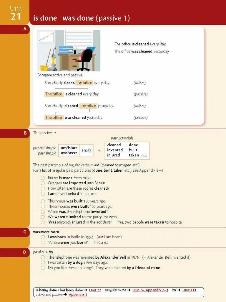 Pass 1. Is done was done passive 1 unit 21 ответы. exercises unit 21 ответы. красный murphy unit 21 ответы. мерфи юнит 1.