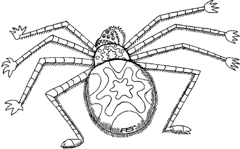 Разукрашивать пауки. Паук крестовик рисунок. Паук крестовик раскраска. Паук Арагог раскраска. Паучок раскраска для детей.