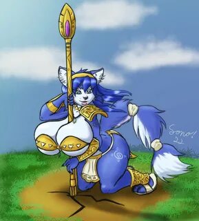 krystal, star fox, tagme, big breasts, breasts, female, furry, sonomatic.