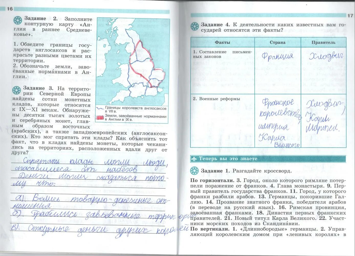 Практическое задания по истории 6 класс.