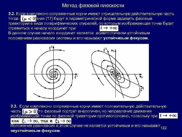 Фазовая траектория динамической системы 38. Основные виды фазовых траекторий линейных систем второго порядка.