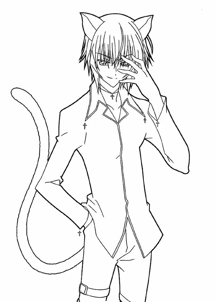 Anime Coloring Pages Boy Angel Angel coloring pages, Coloring pages for boys, An