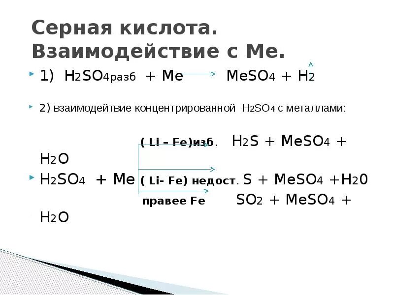 Взаимодействие с концентрированной серной кислотой. H2so4 разбавленная реагирует с. Взаимодействие концентрированной серной кислоты с металлами. Серная кислота с металлами схема. H2so4 взаимодействует с cu oh 2