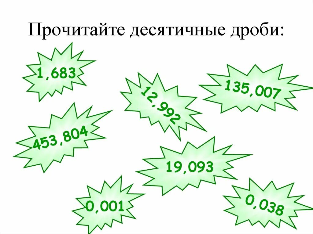 Почитайт десятичные дроби. Прочитайте десятичные дроби. Прочти десятичные дроби. Как читаются десятичные дроби. Чтение десятичных дробей 5 класс