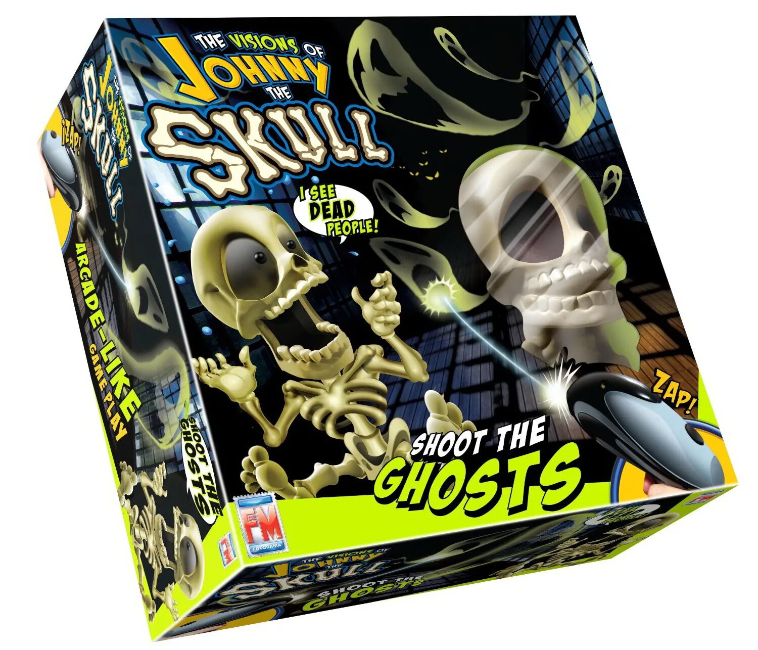 Игра убей призрака. Игрушка Fotorama Johnny the Skull тир. Джонни Черепок бластер. Игрушка Fotorama Johnny the Skull тир интерактивная 0669. Игрушка тир проекционный Джонни-Черепок с 1 бластером 0669.