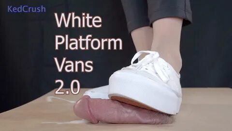 The new White Platform Vans used in this Vans Shoejob are pretty well broke...