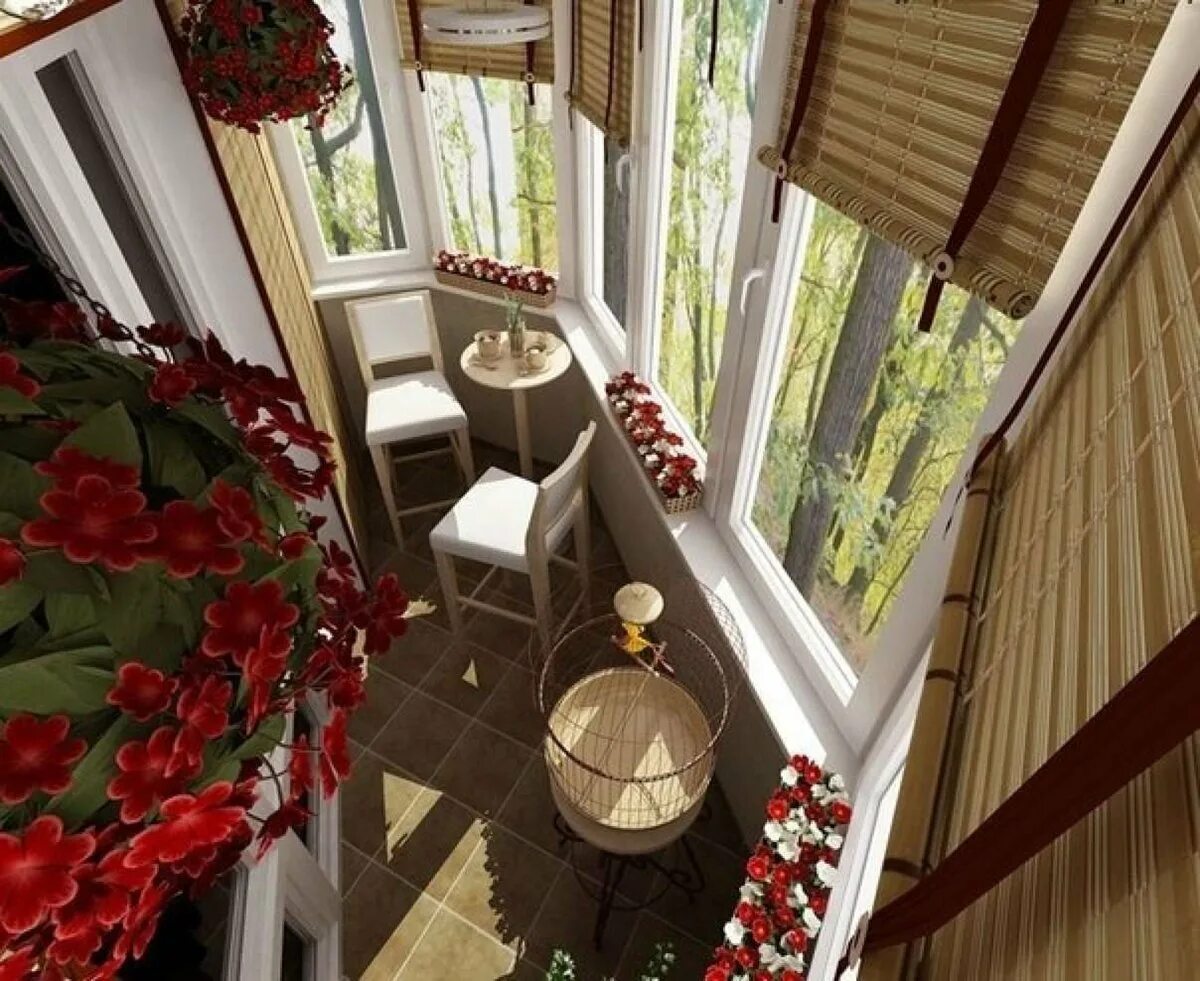 Красивый балкон. Красивые балконы и лоджии. Интерьер балкона. Уютный маленький балкон.