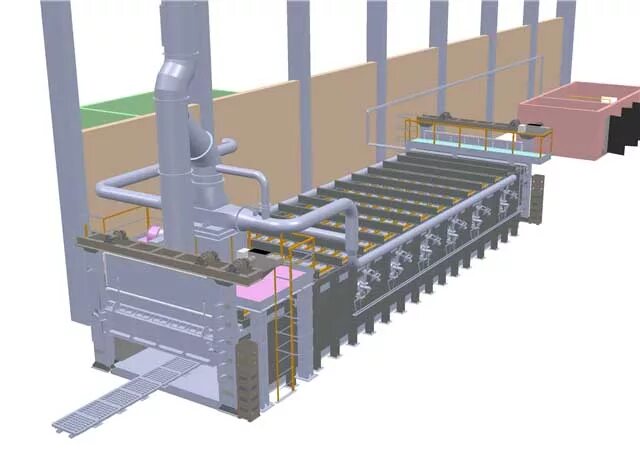 Шагающая печь. Индукционная печь 3тн. Нагревательная печь с шагающими балками ТЭСЦ 3. Рейтер печи с шагающими балками. 3d модель печи термостабилизации.