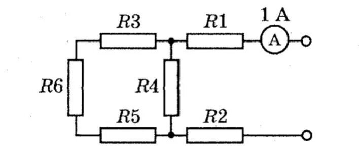 Электрическая цепь r1 r2 амперметр. Параллельное соединение r1 r2. Ток и напряжение на каждом резисторе. Параллельное соединение проводников r1=r2=r3=1 ом. На рисунке 126 изображена схема