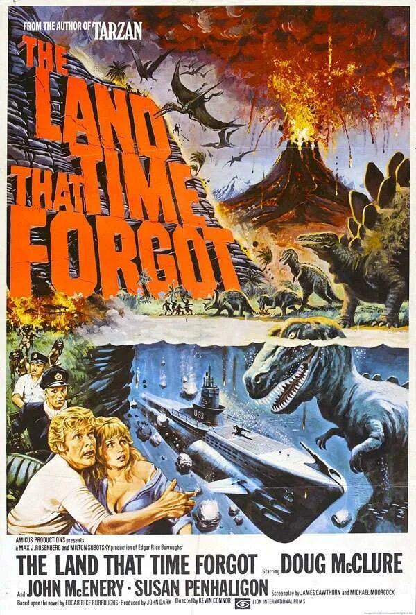 Земля позабытая. Земля, забытая временем / the Land that time forgot (1974). Земля позабытая временем 1975 Постер.