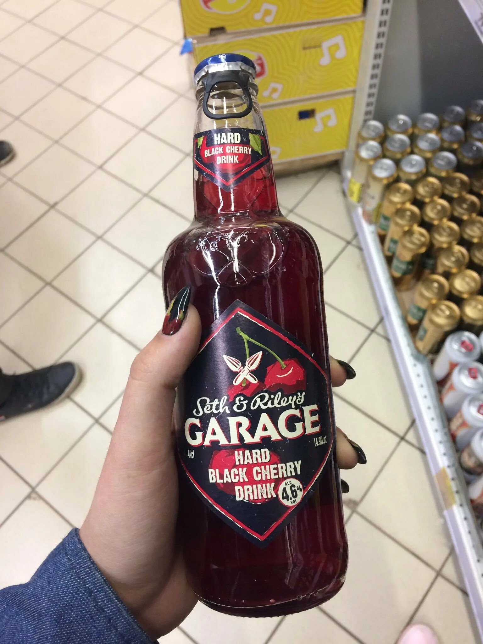 Пивной напиток Garage Seth & Riley’s Black Cherry 0.44 л - Пиво - выбрать по выг
