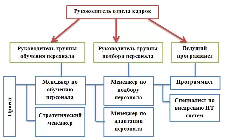 Функции кадровой службы в организации схема. Структура отдела подбора персонала. Схема структуры кадрового отдела. Обязанности отдела кадров в организации.