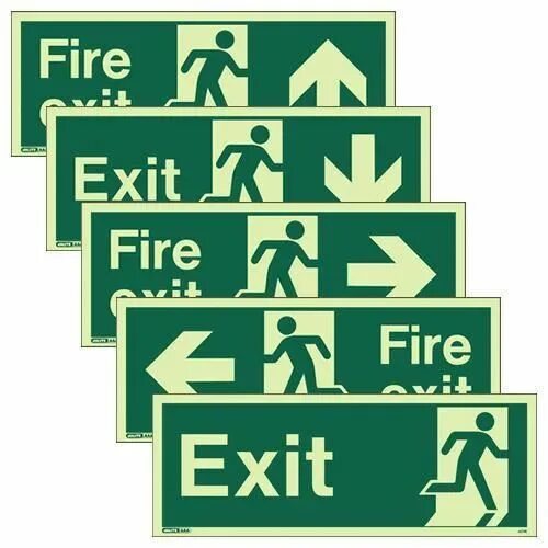 Exit tools. Fire exit. Safety signs. Fire exit sign. Exit Life эскиз.